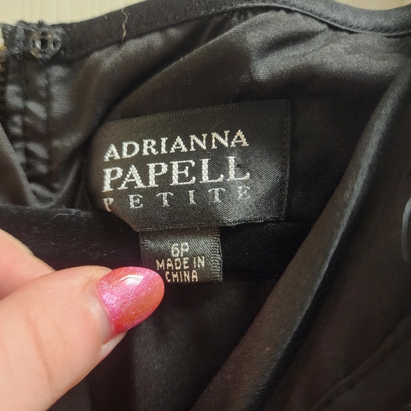 Adrianna Papell Black Lace Mini Dress - Picture 2 of 9